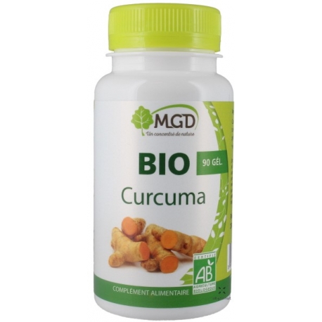 Curcuma bio - 90 gélules - Mgd - Sélection Phytonut